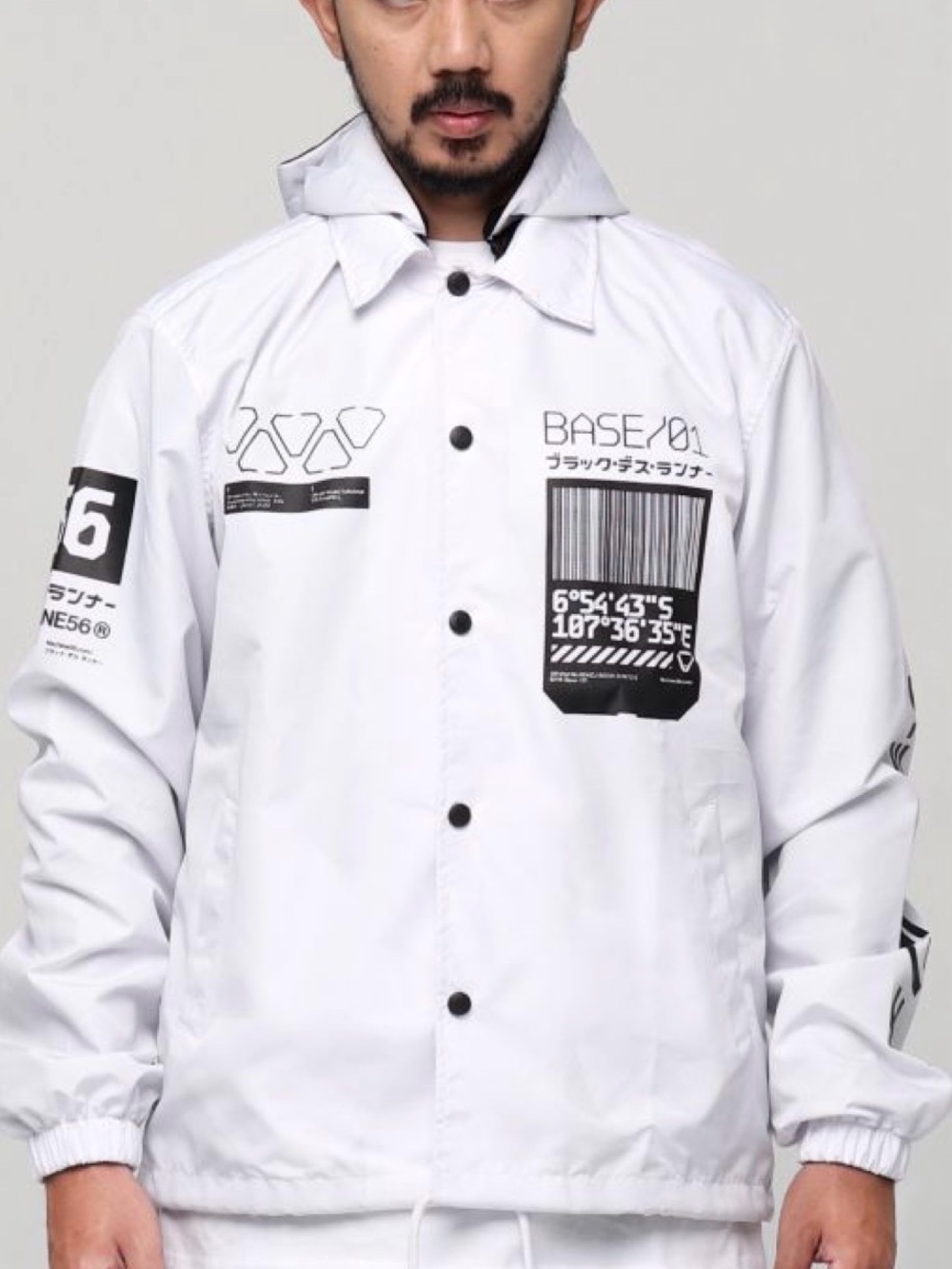 Machine56 M56/C-TYPE01_WT Coach Jacket 2X